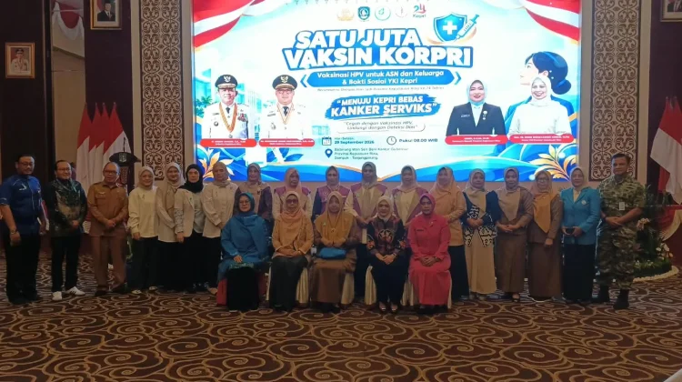 YKI Kepri Gelar Skrining IVA dan Vaksinasi HPV Cegah Kanker Serviks