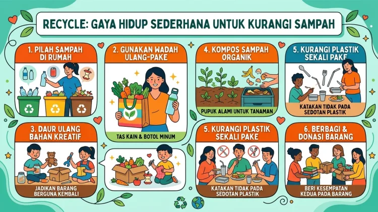 Recycle, Gaya Hidup Sederhana untuk Kurangi Sampah