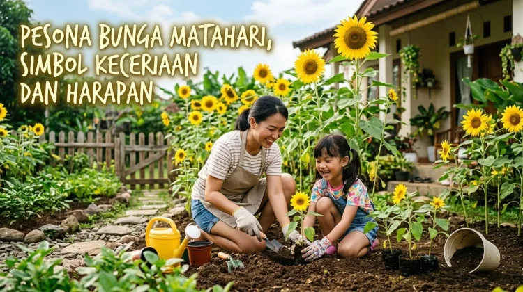 Pesona Bunga Matahari, Simbol Keceriaan dan Harapan