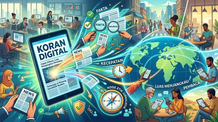 Koran Digital: Cepat Dibaca, Luas Menjangkau Pembaca