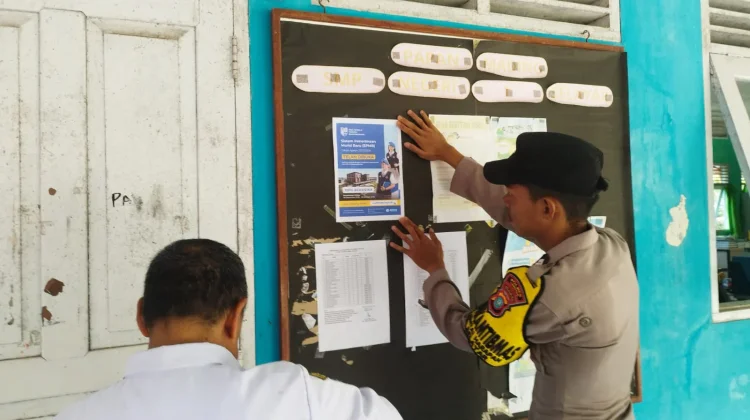 Polsek Daik Buka Akses Informasi Sekolah Taruna