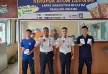 Lapas Narkotika Tanjungpinang Bagikan Premi WBP Produktif
