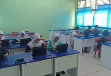 Siswa MTsN Tanjungpinang Ikuti Simulasi TKA