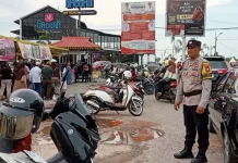 Bulan Ramadan, Polsek Tanjungpinang Timur Laksanakan Pengamanan Pasar Tumpah