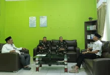 Personel Yonif 849 Koordinasi Pembentukan Amil Zakat