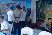Tim Wasops Polda Kepri Mengecek Pos Pam dan Pos Yan Polresta Tanjungpinang