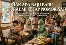 Tak ada Baju Baru, Silaturahmi tetap Nomor Satu