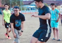 Sananta Pulang Kampung, Latihan Bareng Tim Hore Hore