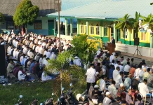 Jemaah Membludak, Salat Eid Muhammadiyah di Tanjungpinang Berlangsung Khidmat