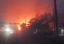 Kabut Asap Kebakaran Lahan Selimuti Jalan di km. 14