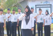 Apel Perdana Lapas Tanjungpinang usai Libur Idulfitri Digelar