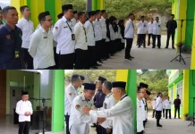 Kakankemenag Anambas Tegaskan Kedisiplinan Pegawai saat Apel Pagi Perdana