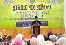Wali Kota Lis menghadiri kegiatan Halalbihalal Ikatan Kekeluargaan Bunguran Bar