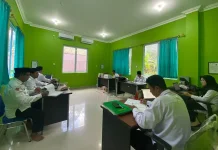 Rapat KUA Lingga, Layanan Digenjot usai Ramadan