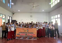 Sat Binmas Beri Penyuluhan Kamtibmas dan Bahaya Narkoba di Sekolah Rakyat