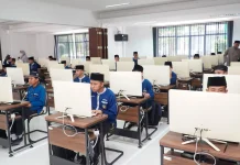 Sebanyak 74 Santri Pondok Pesantren Darussilmi Bintan Ikuti TKA di Lab BPMP Kepri