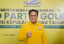 Ade Angga Ketua Golkar Kepri, Robi Ansar Diusulkan Sekretaris DPD