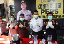 Berantas Narkoba Polresta Tanjungpinnag Musnahkan Barang Bukti Narkotika