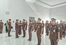 Kajari Lingga Lantik Lima Kasubsi Baru