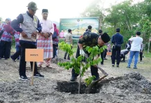 Lingga Sambut Delegasi Pahang, Tanam Pohon Persahabatan