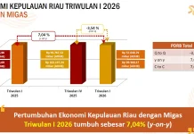 Ekonomi Kepri Tumbuh 7,04 Persen pada Triwulan I-2026