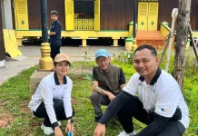 TASPEN Tanjungpinang Ikut Gerakan Wisata Bersih di Pulau Penyengat