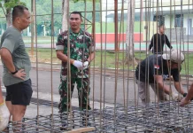 Kodim Tanjungpinang Bangun Lima Jembatan Armco di Bintan