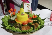 Lomba Kreasi Tumpeng di Kuala Sempang Jadi Ajang Pelestarian Kuliner Tradisional