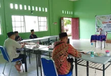 Sebanyak 28 Siswa MTs Aqidatunnajin Daik Melaksanakan Ujian Munaqasyah