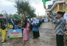 Ratusan Anak Meriahkan Karnaval PAUD di Bintan Timur
