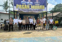 Wabup Lingga Buka Pasar Murah Bantu Warga Posek