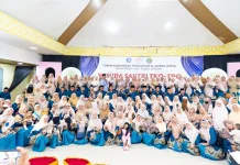 Sebanyak 237 Santri TPQ se-SKL Lulus Munaqosah dan Ikuti Wisuda