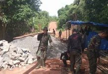 Dandim 0315 Pastikan Pembangunan Jembatan Armco Berjalan Tepat Waktu