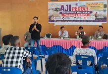 AJI dan BPBD Bintan Edukasi Mitigasi Buaya