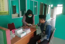 Pegawai KUA Bintan Pesisir Ikuti Cek Kesehatan Gratis