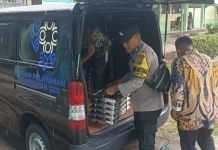 Polres Lingga Salurkan Ribuan Porsi Makan Bergizi Gratis