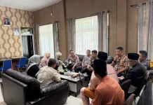Perkuat Silaturahmi, Polsek Bintan Utara Kunjungi Camat Seri Kuala Lobam
