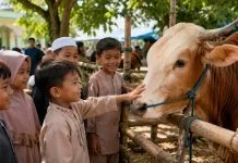 Melihat Hewan Kurban dari Mata Anak-anak