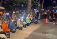 Riding Vespa Forkopimda Tanjungpinang Meriahkan Malam Takbiran Iduladha 1447 H
