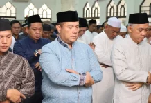 Jajaran Polda Kepri Laksanakan Sholat Idul Adha di Masjid Al Halim