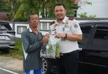 Rudenim Pusat Tanjungpinang Bagikan Hasil Panen ke Masyarakat
