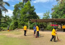 Hari Bhayangkara ke-80, Polsek Bintan Utara Gotong Royong Bersama Masyarakat