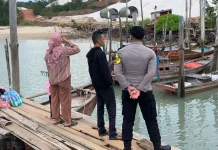 Polsek Dabo Singkep Patroli Rawan Bencana