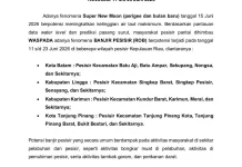Tanjungpinang Berpotesni Banjir Rob pada 11 hingga 23 Juni 2026