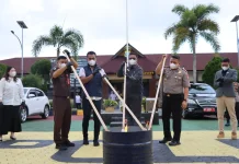 Polresta Tanjungpinang Musnahkan Ribuan Gram Barang Bukti Narkoba