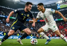 Skotlandia vs Maroko: Misi Balas Dendam 28 Tahun Tentara Tartan Redam Singa Atlas!