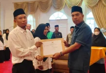 Wabup Lingga Lantik 50 Anggota BPD