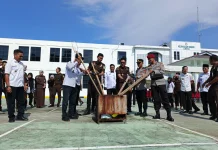 Kejari Lingga Musnahkan Barang Bukti Tiga Perkara Pidana