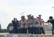 Polres Bintan Gelar Ziarah Peringati Hari Bhayangkara ke-80