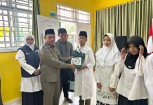 Kemenag Lingga Salurkan Santunan Yatim Disabilitas 91 Anak